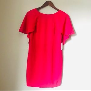 Calvin Klein Pink Short Ruffle back Dress - 4P
